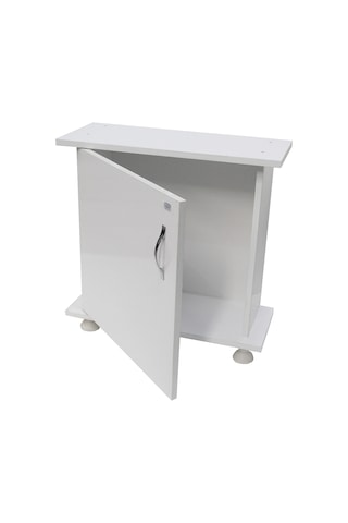 Kanki Pet 50 Cm Akvaryum Sehpa Beyaz Düz 50x23x67