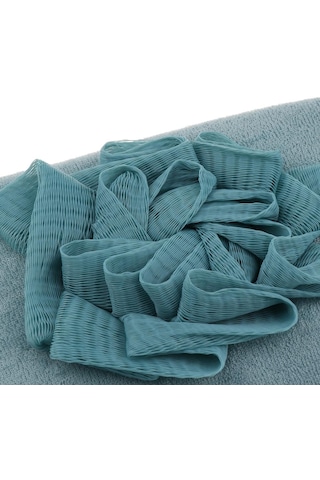 Homyl Kadın Erkek Eksfoliye Edici Banyo Eldiveni Duş Cilt Mavi