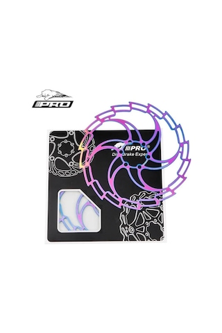 Pro 160 Mm Bukalemun Rotor Bisiklet Disk Fren Rotoru 160mm 6 Vida Mtb Ultra Hafif Rainbow Rotor
