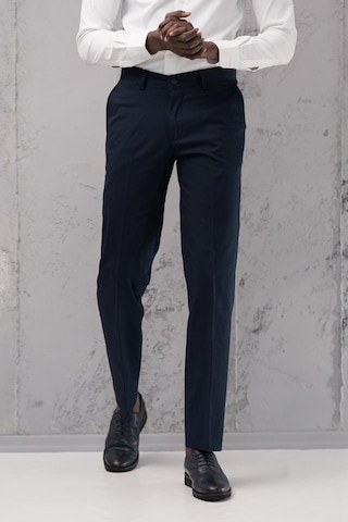Notra Regular Fit Pamuklu Yan Cep Klasik Yazlık Gabardin Pantolon Lacivert