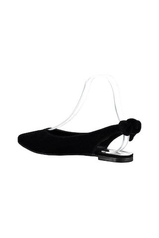Fox Shoes Siyah Kadın Babet D726495302 Siyah