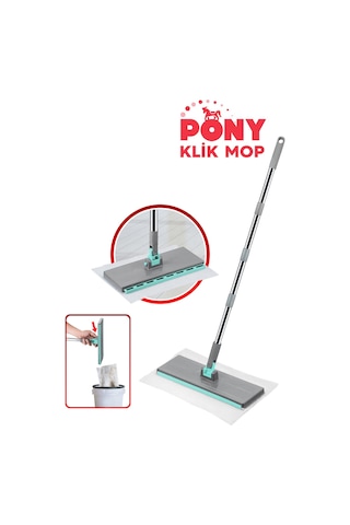 Pony Klik Mop El Değmeden Islak Havlu Ve Bez Kullan At Islak Havlu İle Uyumlu