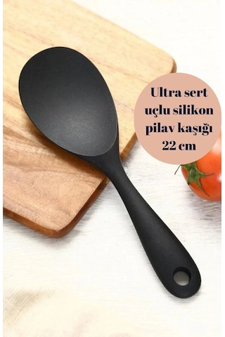 Yanmaz Yapışmaz Isıya Dayanıklı Ultra Sert Uçlu Silikon Pilav Kaşığı