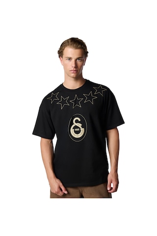 Gsstore Galatasaray Büyük 5 Yıldızlı T-shirt E251397 Siyah
