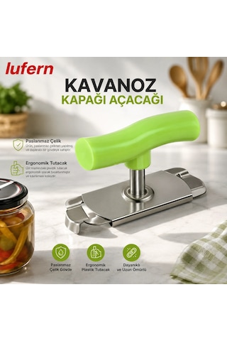 Paslanmaz Çelik Kapak Açacağı Kavanoz Şişe Pratik Mutfak Ergonomik Ayarlanabilir Zaman Tasarruf Çok Renkli
