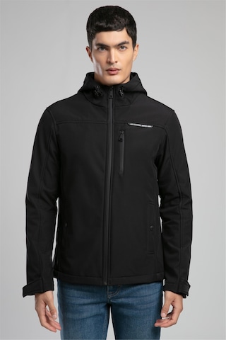 Lee Cooper New Neron Erkek Kapüşonlu Mont Siyah-21108 Siyah