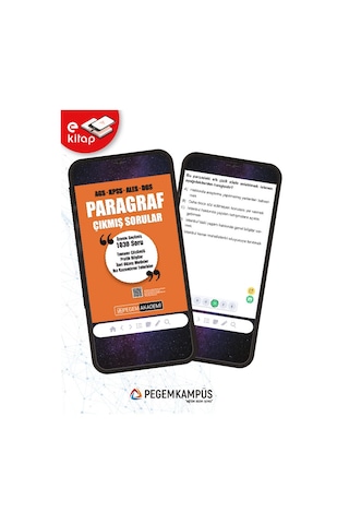 Ags-kpss-ales-dgs Paragraf Tamamı Çözümlü Çıkmış Sorular E-kitap