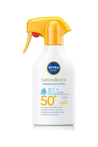 Nivea Sun Güneş Trigger Sprey Çocuk Hassas Gkf 50+ 270 Ml