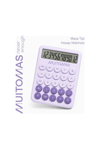 Muıtomas Hesap Makinesi Lila