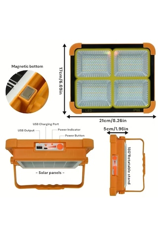 Prokama Ledli Solar Projektör 200w Bk-200w 5492