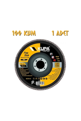 Kupa Katlı Flap Disk Zımpara A100 Kum