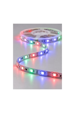 5m Rgb Şerit Led Seti 12v 2835 Smd Kumandalı Ev Oda Ve Dekoratif Ambiyans Aydınlatma Belirtilmemiş