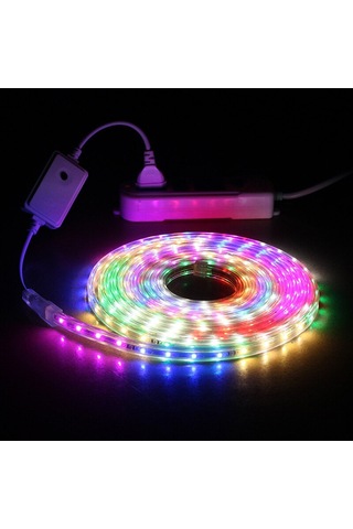 Ip65 Hortum Işık Vıp Rgb 7 Metre 335 Led Rgb Hortum Led Işık Dıs Mekan Su Geçirmez Renkli Led Işık