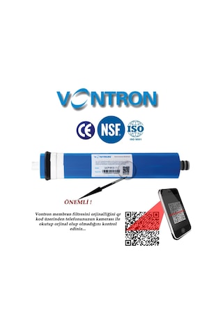 Sumarkt Su Arıtma Cihazı Nsf Onaylı Qr Kodlu 80 Gpd Vontron Membran Filtre