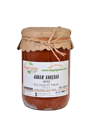 Doğal Gelsin Biber Salçası Acısız 950 G
