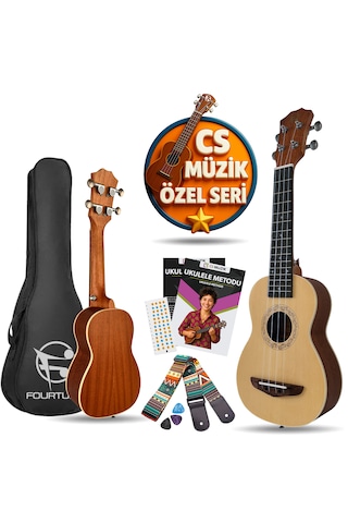 Fourtune Sydra Uks-21nt Soprano Ukulele Maun Hakiki Ağaç Soprano
