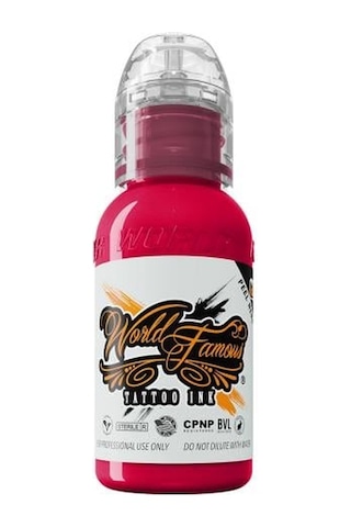 Melek Bright Pink - World Famous Ink Dövme Boyası - 1oz/30ml