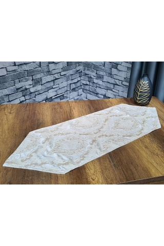 Çeyiz Diyarı Mina Lüx Runner Krem