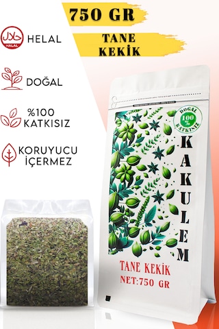 Kakulem Doğal Kurutulmuş Tane Dağ Kekiği 750 G