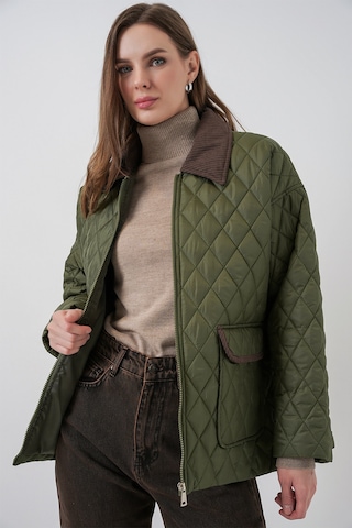 Bigdart Kadın Kapitone Overisze Mont 5229 - Haki