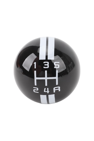 Reedark Ford Mustang 1967-2018 İçin 5 Vitesli Shelby Gt500 Stili Ergonomik Vites Kolu, Metal+reçine Malzeme, Kaydırma Kolu, 3 Adaptörlü 8mm,9mm,10mm Siyah Ve Beyaz