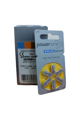 Powerone 10 Numara Işitme Cihazı Pili 5 Paket 30 Adet