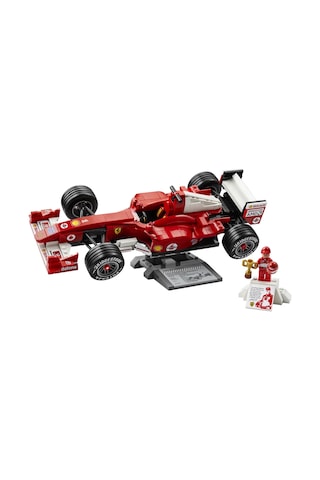 LEGO® Icons Ferrari F2004 ve Michael Schumacher 11375 - Yetişkinler için Sergileme Standı İçeren Model Yapım Seti (735 Parça)