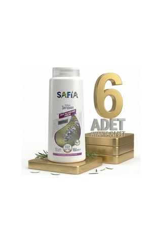Safia Zayıf Ve Kırılgan Saçlar Şampuan 6x650 Ml