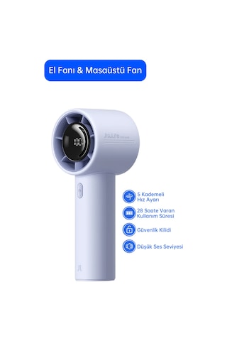 Jisulife Handheld Fan Life10 S 5000mah Blue