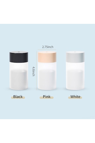 Aubyhe 260ml Usb Akıllı Nemlendirici: Otomatik Kapanma, 7 Renkli Gece Lambası, Sürekli Ve Aralıklı Sprey Modları - Ev/ofis İçin