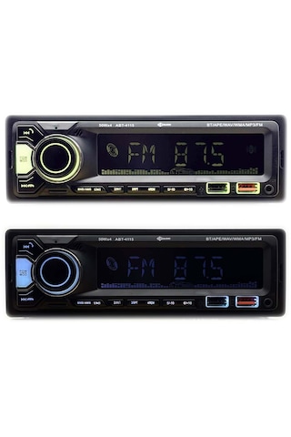 Hei Abt 4115 Usb Sd Aux Bluetooth Radio Renkli Ekran Oto Teyp