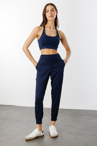 Genius Store Kadın Yüksek Bel Jogger Eşofman Altı Joggers New-joger Lacivert