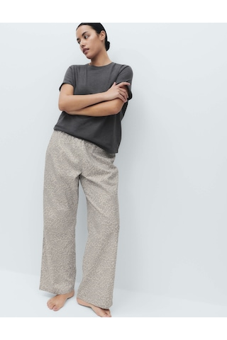 Marks & Spencer Pamuklu Pijama Takımı T37004630f Gri