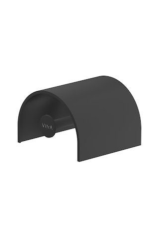 VitrA Origin Kapaklı Tuvalet Kağıtlığı Mat Siyah A4488836