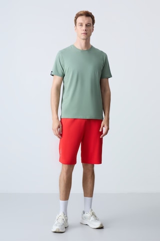 Air Jones Tommy Life Fiesta Pamuklu Kalın Yumuşak Dokulu Standart Fit Basic Erkek Şort - 81278 Kırmızı
