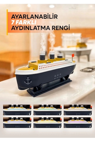 Titanic/vapur/gemi Aromaterapi Hava Nemlendirici Kuruluğu Önlemek Için Verimli Gemi Dizaynlı Difüzör