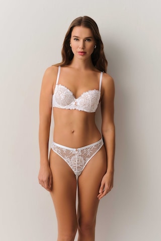 Suwen Pearl Brazilian String Külot St4447602b036 Ekru