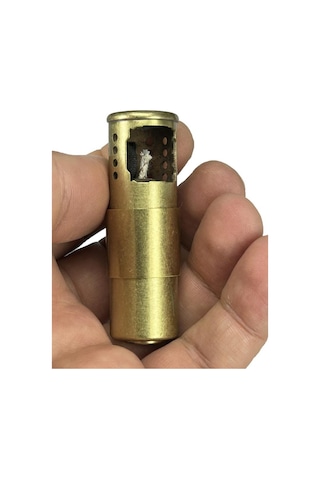 Vintage Benzinli Fişek Görünüm Muhtar Çakmağı Metal