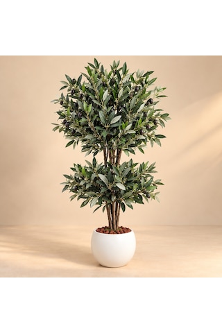 Yapay Zeytin Agacı 17o Cm Beyaz Küre Saksıda Yapay Zeytin Agacı 17o Cm Beyaz Küre Saksıda