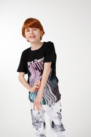Brz Kids Baskılı Erkek Çocuk T-Shirt Çok Renkli (537316601) Çok Renkli
