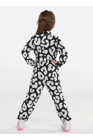 Bony Desenli Kız Çocuk Tulum-desenli Çok Renkli