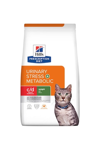 Hill's Prescription Diet C/D Multicares Weight Yetişkin Kedi Maması 3 KG Hill's Prescription Diet C/D Multicares Weight Yetişkin Kedi Maması 3 KG