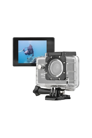 Trendooze Springsun Video Kamera 1080p Aksiyon Kamerası Wifi Spor Kamerası 12mp 150 Geniş Açı Lens 2.0 Gy