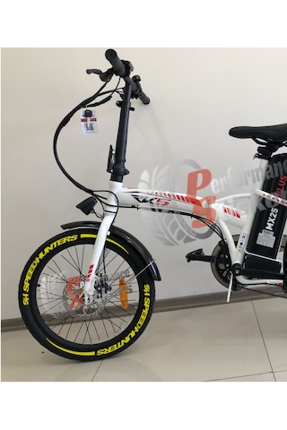 Speedhunters Elektrikli Bisiklet Lastik Yazıs Rks E-bike Sarı