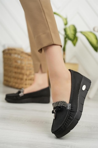 Nesil Shoes Nstar 400 Siyah Kot Anatomik Günlük Kadın Ayakkabı-siyah Kot Siyah
