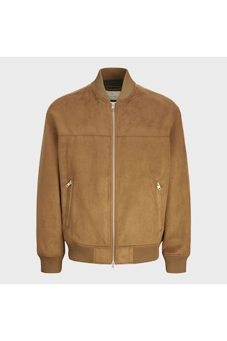 Jack&jones Ccfrank Bomber Erkek Kahverengi Klasik Yaka Ceket Kahverengi