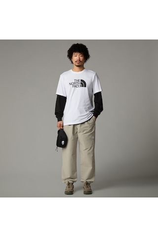 The North Face M Ss Easy Tee Erkek T-shirt-29934 Beyaz