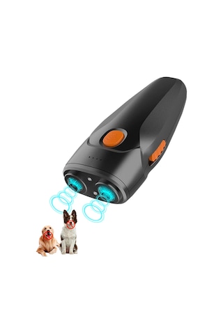 Moveevo Ultra Sonik Led'li Şarjlı Taşınabilir Köpek Havlama Susturucu - İç/dış Mekan