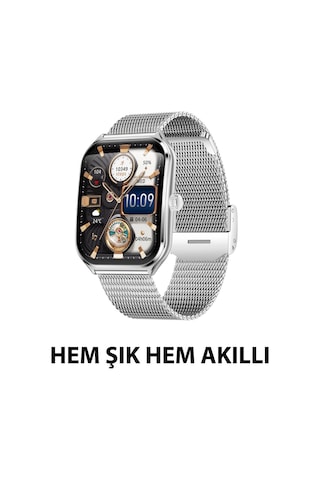 Logia Ultra Thin Edge 48 MM Metal Kordon Akıllı Saat (Distribütör Garantili)