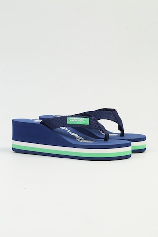United Colors Of Benetton Benetton İthal Kadın Lacivert Terlik Bnı-10218 Lacivert